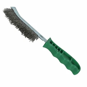 Stainless Steel Curved Wire Brush Rust Removal Cleaning Hand / Spid Brush x 3 - Picture 1 of 3