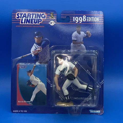 1998 Starting Lineup Kevin Brown Florida Miami Marlins Kenner Sports Figure Cover