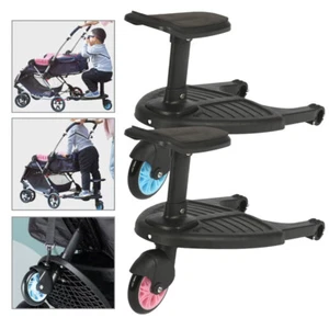Buggy Stroller Step Board Stand Wheeled Pushchair Connector Toddler Kid Child - Picture 1 of 15