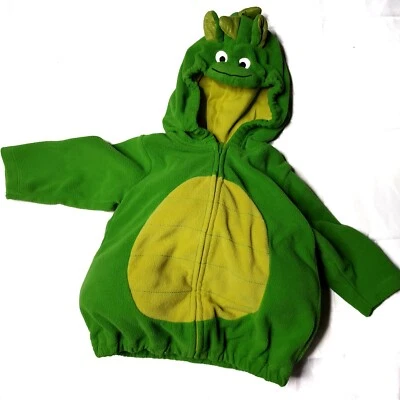 Carter's Baby Green Dragon Halloween Costume Hooded 6-9 Months - Image 1 of 4