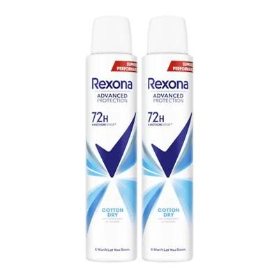 Rexona Advanced Protection Cotton Dry 72H Deodorant Spray, 6.7 oz. (Pack of 2) - Image 1 of 2