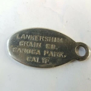 Lankershim Grain Co. Metall Anhänger Schlüsselanhänger Anhänger 1,75 Zoll breit - Bild 1 von 4