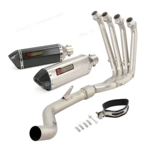 For QJMOTOR QJ800GS-G SRK800RR 2023 Full Exhaust System Muffler Tips Front Pipe - Picture 1 of 13