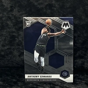 Anthony Edwards 2020-2021 Mosaic Base Rookie Card RC #201 Timberwolves - Foto 1 di 2