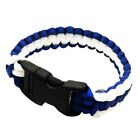 2Pcs Outdoor Tactically Paracord Cord Bracelets Emergencies Wristband Rope