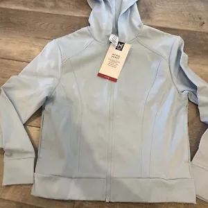 NWT Member's Mark Girls Active Full-Zip Jacket Size M (7/8) Freshwater Blue - Picture 1 of 7