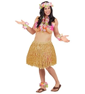 COSTUME DONNA HAWAIANA TAGLIA UNICA - Foto 1 di 3