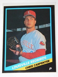 1988 CMC LOUISVILLE REDBIRDS CHRIS CARPENTER CARD #8