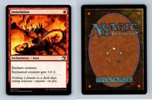 Immolation #144/277 MTG Innistrad Midnight Hunt Common 2021 TCG Card - Picture 1 of 1