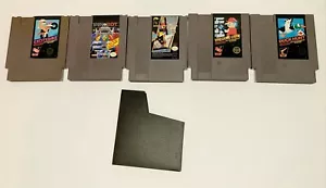 5 Nintendo NES Games Pin Box Wrecking Crew Excitebike Pictionary Duck Hunt - Picture 1 of 4