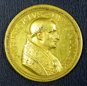 Vatican Medal. Pope S. Gregorius I by Georg Wilhelm Vestner (1677-1740) - Picture 1 of 2