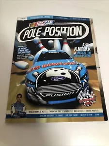 NASCAR Pole Position Magazine - Aug 2013 Pocono - Aric Almirola Cover Story - Picture 1 of 8