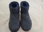 UGG Classic Mini Boots Navy Suede Women's US Size 7  