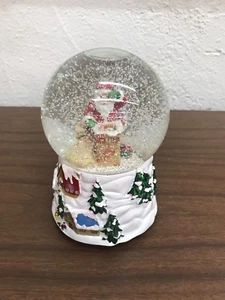 Waterford Holiday Heirlooms 'Rooftop Santa Musical Snowglobe' Handpainted NIB - Picture 1 of 10