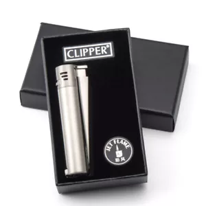 Clipper Torch Lighter - Silver Color - Picture 1 of 3