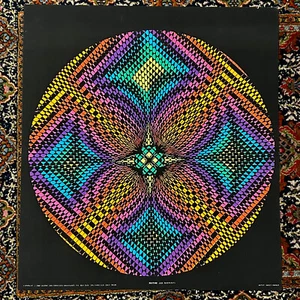 Vintage 1968 Rhythm NOS Head Shop Psychedelic 60s Blacklight Poster Psych Acid Drugs - Bild 1 von 5
