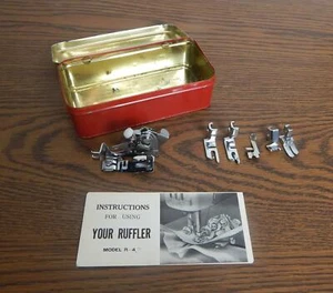 Máquina de coser de colección con volantes modelo R-4 con instrucciones, etc. Usada en excelente estado - Imagen 1 de 10