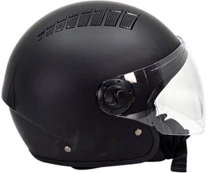 BHR Casco De Moto DJ 834 Flow Color Negro Mate, Talla M - Imagen 1 de 3