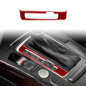 Cubierta adhesiva de fibra de carbono real roja para Audi Q5 A5 A5 2009-2016 - Imagen 1 de 8