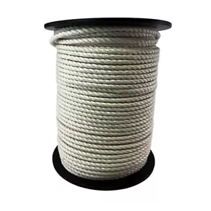 Cuerda de cubierta de polihemp blanco sintético de 20 mm x 10 metros, en un carrete cuerdas para exteriores - Imagen 1 de 6