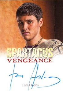 SPARTACUS VENGEANCE - AUTOGRAPH TOM HOBBS as Seppius