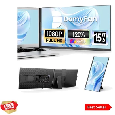 15.6" Laptop Screen Extender, 120% sRGB FHD 1080P IPS Laptop Monitor Extender... - Image 1 of 4