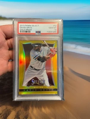 Select Prizm Gold 2013/25 David Ortiz #52 PSA 10 Foto 1 de 2