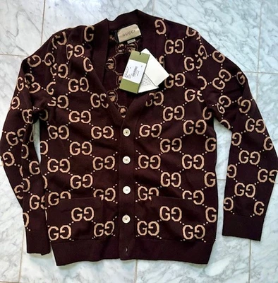 Suéter Cárdigan Gucci Para Hombre Talla M Nuevo con Etiquetas - ¡Regalo Vacacional Perfecto! Foto 1 de 4
