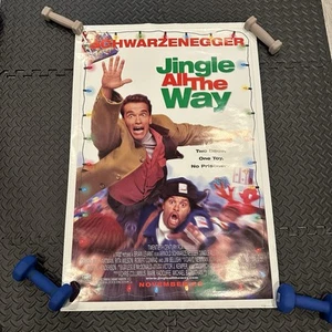 Póster original de una hoja de película Jingle All The Way 27X40 Schwarzenegger 1996 - Imagen 1 de 10