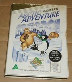 HES Game Arctic Adventure  Penguin & Seal  NES   PAL