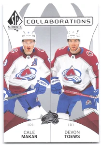 2024-25 Upper Deck SP Authentic Collaborations Cale Makar Devon Toews - Picture 1 of 2