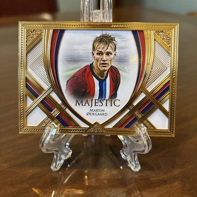 2025 Futera  MARTIN ODEGAARD GOLD FRAME MAJESTIC #/10  - Arsenal - Image 1 of 2