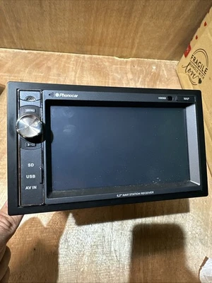 Phonocar VM069 6,2" 2 DIN Monitor Multimediale con Navigatore Bluetooth - Grigio - Immagine 1 di 4