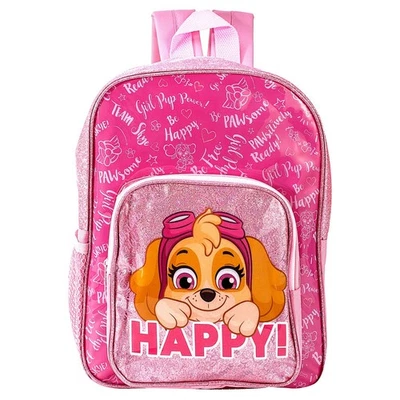TDL Paw Skye Schulrucksack Mädchen Tasche Fronttasche Reißverschlusstasche Netzseite Kinder Kindergarten