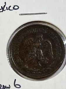 1906 Mexico 2 Centavos Coin Narrow Date - Picture 1 of 4