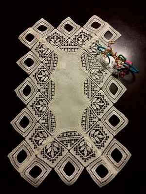 2pcs 12"x18" Table Place Mat  Beige Tablecloth Home Party Holiday Wedding Decor - Image 1 of 3