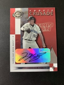 2001 Donruss Class Of Crusade /300 Joe Kennedy #RC-41 Rookie Auto RC