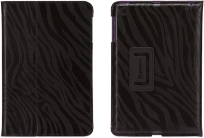 Griffin Moxy Zeb Slim Folio Case for Apple iPad Mini - Black/Purple - Image 1 of 4
