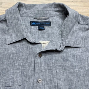 Eastern Mountain Sports Vented Gray L/S Shirt Mens XXL Fishing Outdoor Hiking - Picture 1 of 19