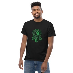 Yin-Yang Balance Dream Catcher Design - Classic Gildan T-Shirt - Picture 1 of 14
