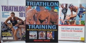 Menge 3 Triathlon Bücher Training Anfänger bis Fortgeschrittene sehr guter Versand - Bild 1 von 7