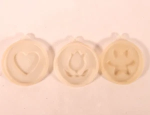 Vintage Tupperware 776-3 Jello Mold Lids w/ 3 Patterns & Lid 620-9, 778-3, 631-2 - Picture 1 of 2