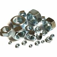 UNC HEXAGON THIN,HALF LOCK NUTS A2 STAINLESS STEEL 3/16,1/4,5/16,3/8,7/16,1/2"