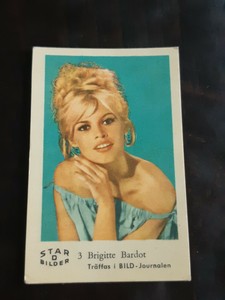 BRIGITTE BARDOT STAR BILDER D 3 - DUTCH GUM CARD