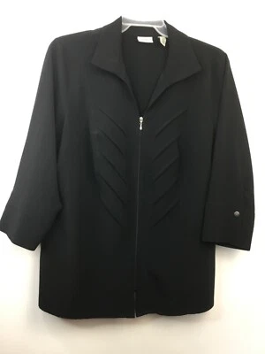 Túnica Covington Mujer Negra 16W Manga Larga Foto 1 de 4