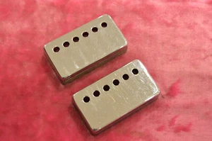 Vintage Gibson 1965 Chrome Patent Sticker PAF Humbucker pickup cover set 1966 67 - Picture 1 of 7