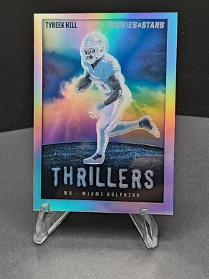 Tyreek Hill 2023 Panini Rookie & Stars Thrillers Silver Holo Dolphins #TH-19 - Image 1 of 2