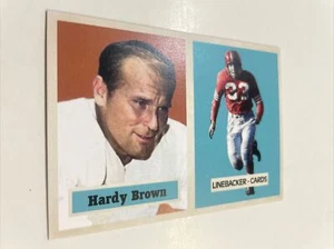 1957 Football Hardy Brown Custom Card Chicago Cardinals A-421 - Picture 1 of 2
