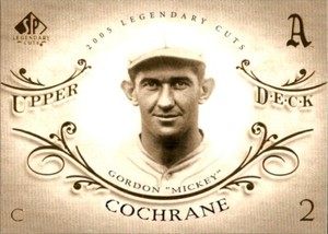 2005 Upper Deck SP Legendary Cuts #53 Mickey Cochrane PHILADELPHIA ATHLETICS A's