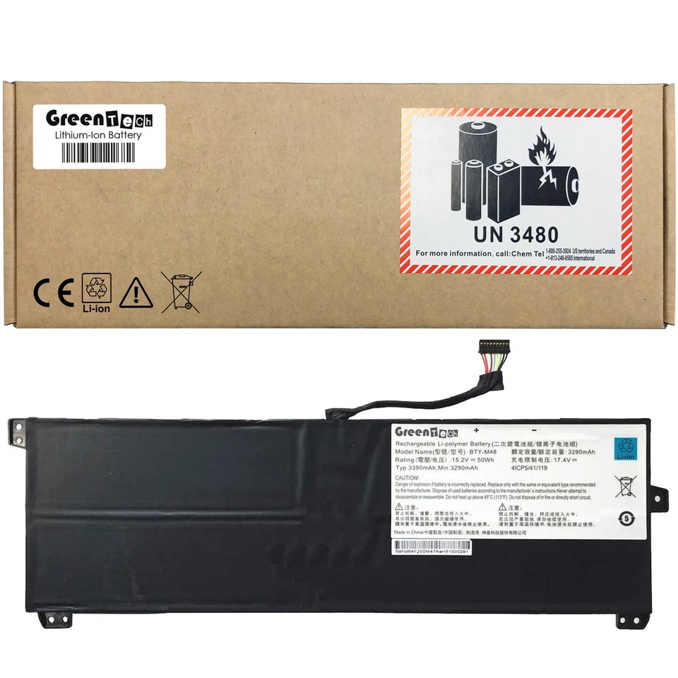 BATERÍA GREENTECH BTY-M48 PARA MSI PRESTIGE PS42 8RB MODERNA 8RC 8RA 8MO 50WHR Foto 1 de 1